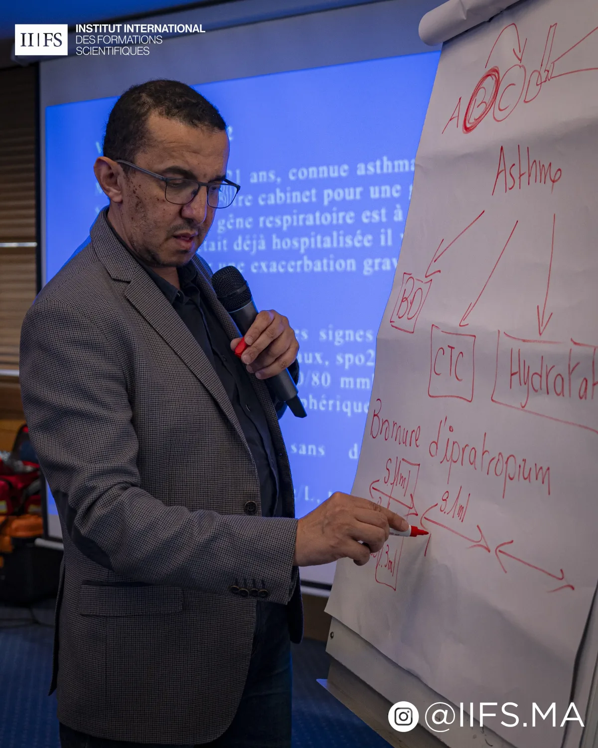 Photo de formation IIFS avec Pr Mouhaoui