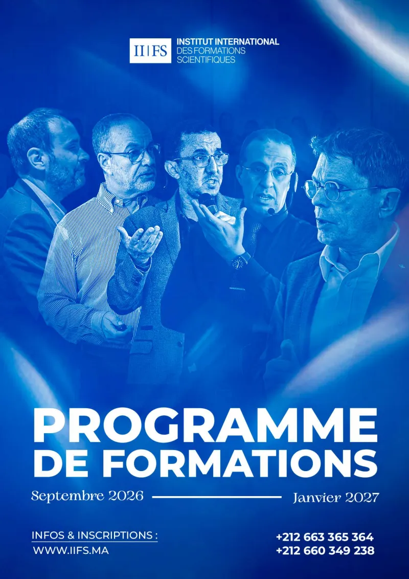 Programme de formations IIFS, septembre 2026 à janvier 2027 — couverture avec les formateurs
