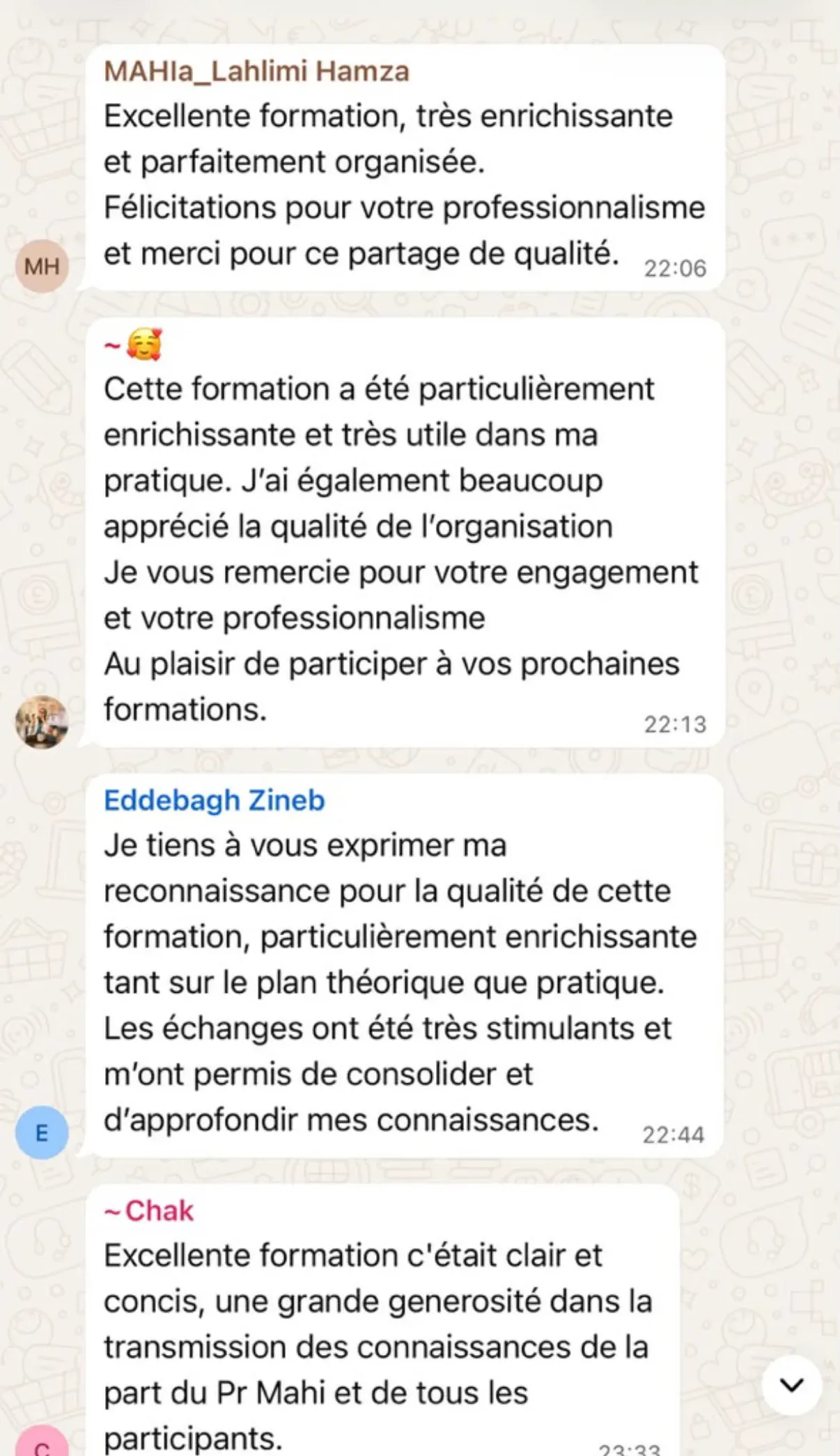 Avis d’un participant à une formation IIFS en cytoponction