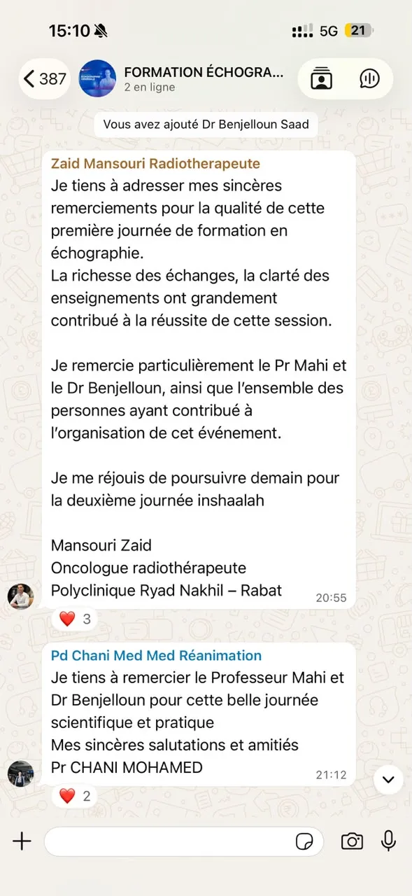Deuxième avis sur une formation IIFS en thermoablation